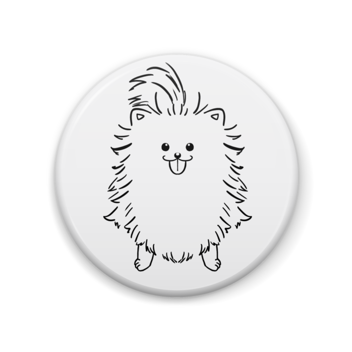 ぽめばっじまる　57mm