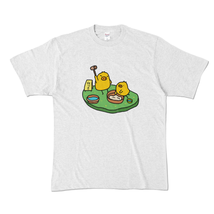 カラーTシャツ - XL - アッシュ (淡色)