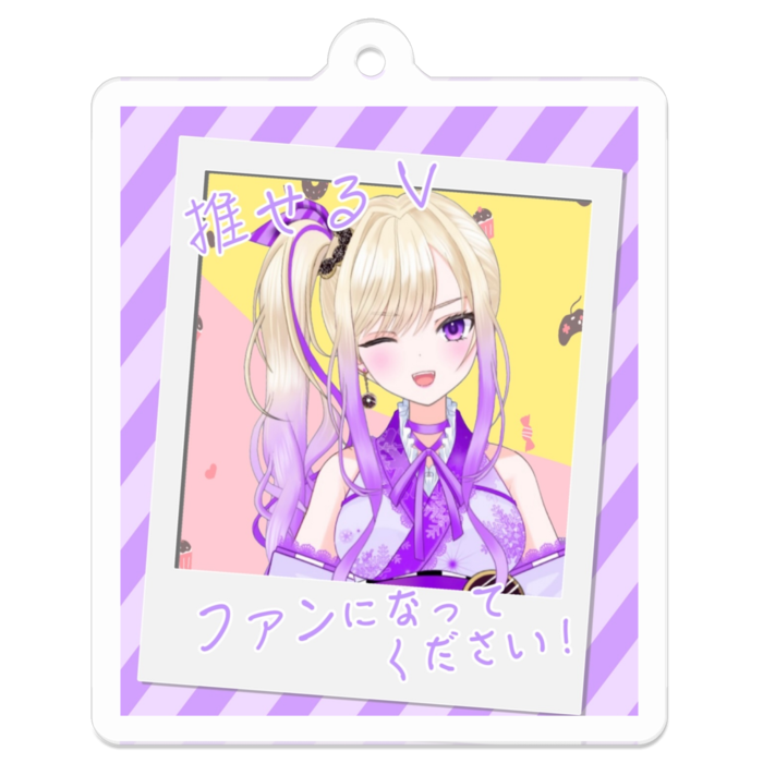 アクリルキーホルダー - 50 x 50 (mm)