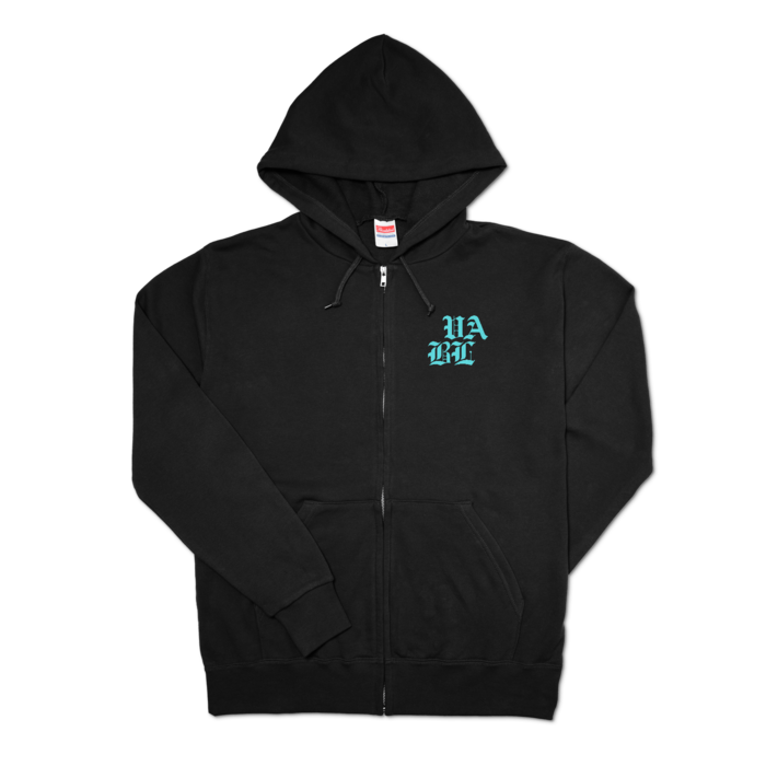 bull zip 2 black/light blue L