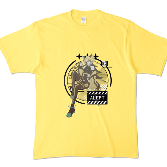 カラーTシャツ - XL - イエロー (濃色)