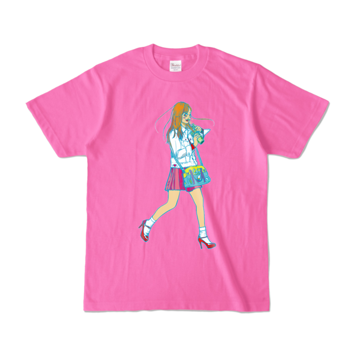 カラーTシャツ - S - ピンク (濃色)
