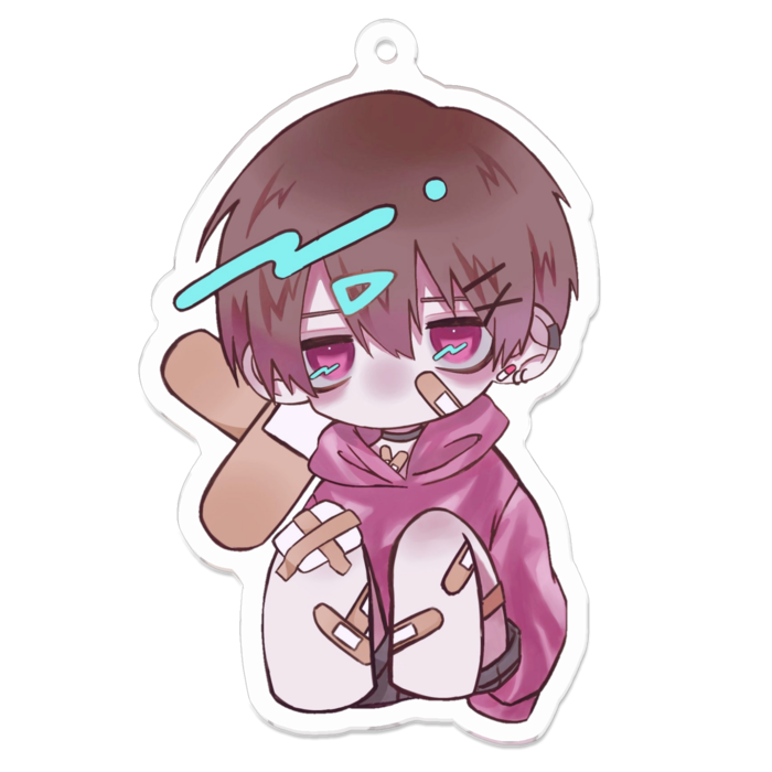 アクリルキーホルダー - 70 x 70 (mm)