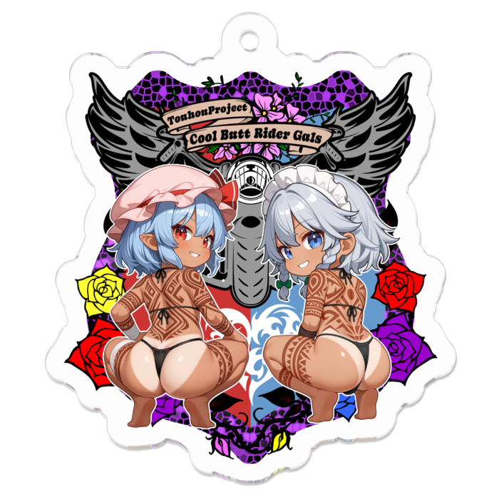 アクリルキーホルダー - 50 x 50 (mm)