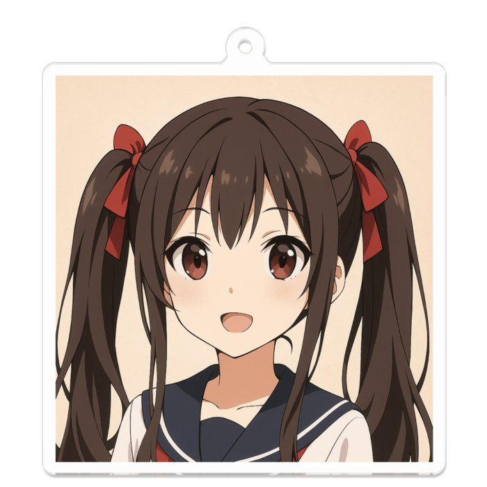 アクリルキーホルダー - 70 x 70 (mm)