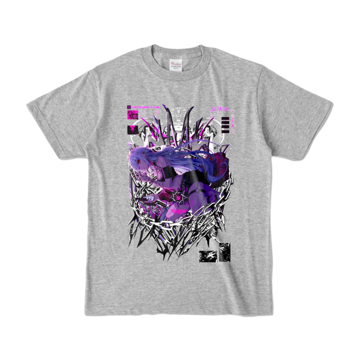 カラーTシャツ - S - 杢グレー (濃色)