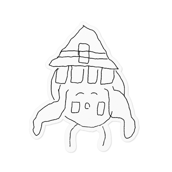 ステッカー - 100 x 100 (mm)