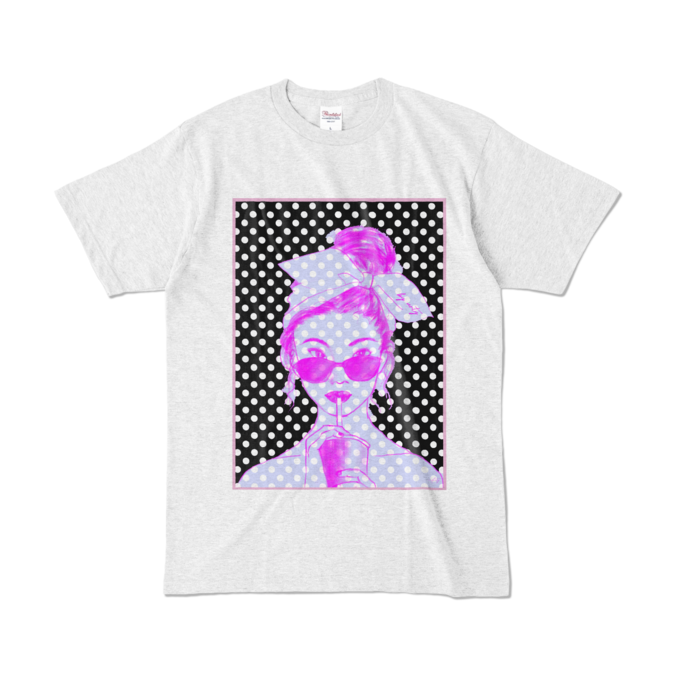 カラーTシャツ - L - アッシュ (淡色)