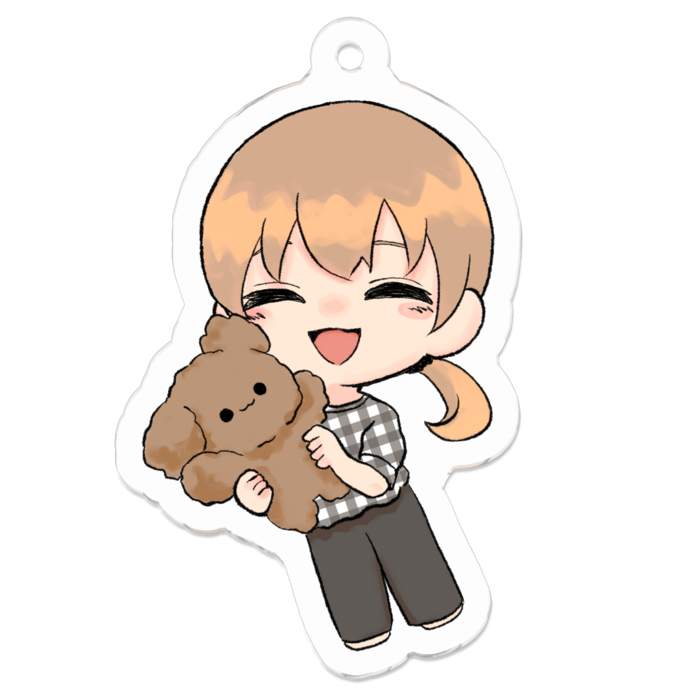 アクリルキーホルダー - 50 x 50 (mm)