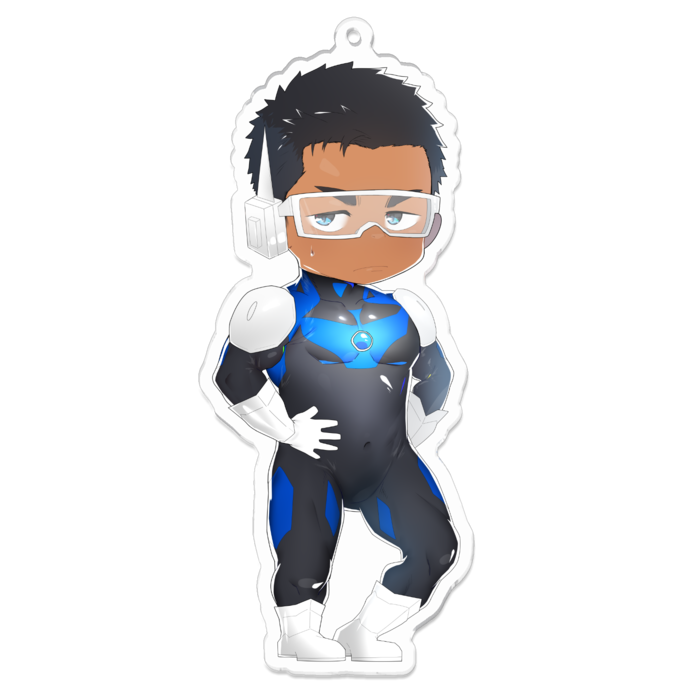 アクリルキーホルダーL - 100 x 100 (mm)