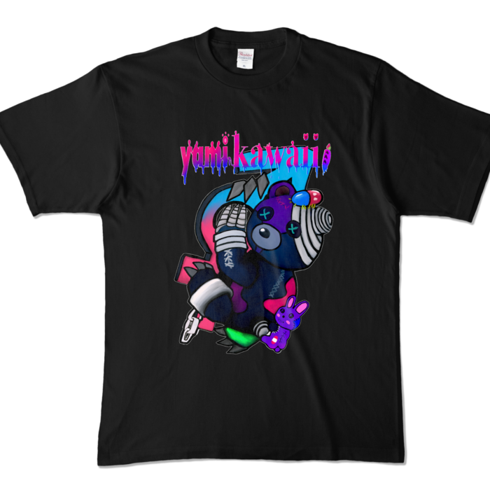 カラーTシャツ - XL - ブラック (濃色)(2)