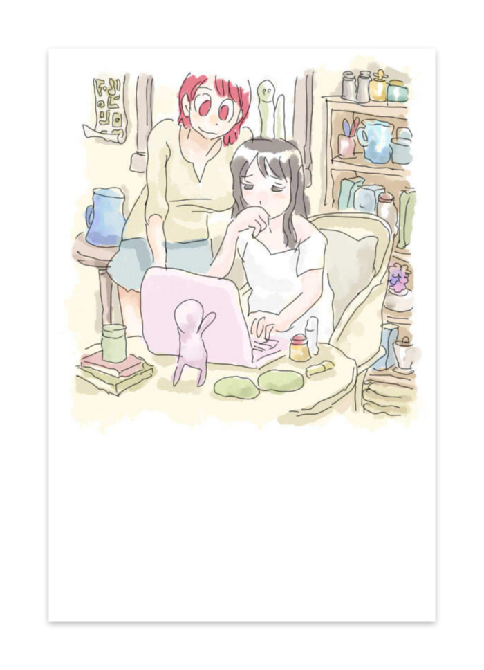 ポストカード(10枚セット) - ヴァンヌーボVGスノーホワイト195kg