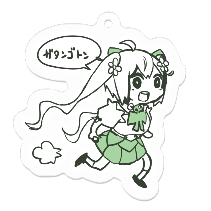 アクリルキーホルダー - 50 x 50 (mm)