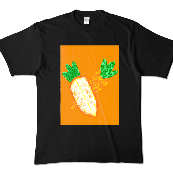 カラーTシャツ - XL - ブラック (濃色)