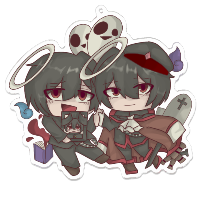 アクリルキーホルダー - 100 x 100 (mm)