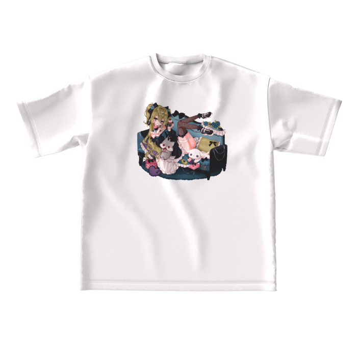 ビッグシルエットTシャツ - L -  【白】