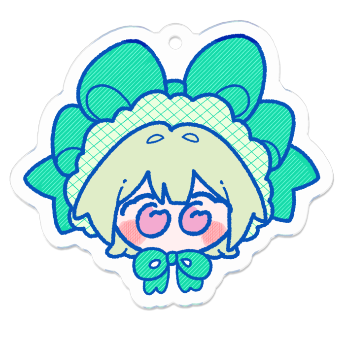 アクリルキーホルダー - 50 x 50 (mm)