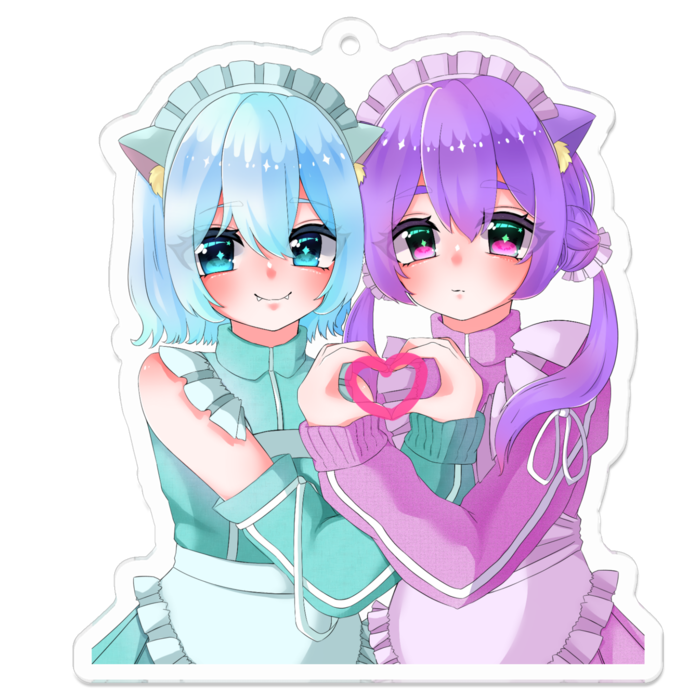 アクリルキーホルダー - 70 x 70 (mm)