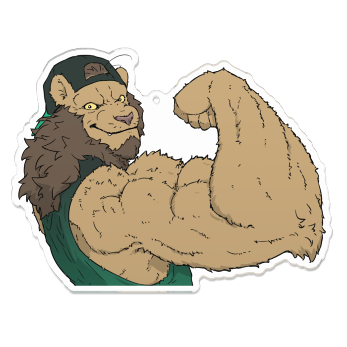 アクリルキーホルダー - 100 x 100 (mm)