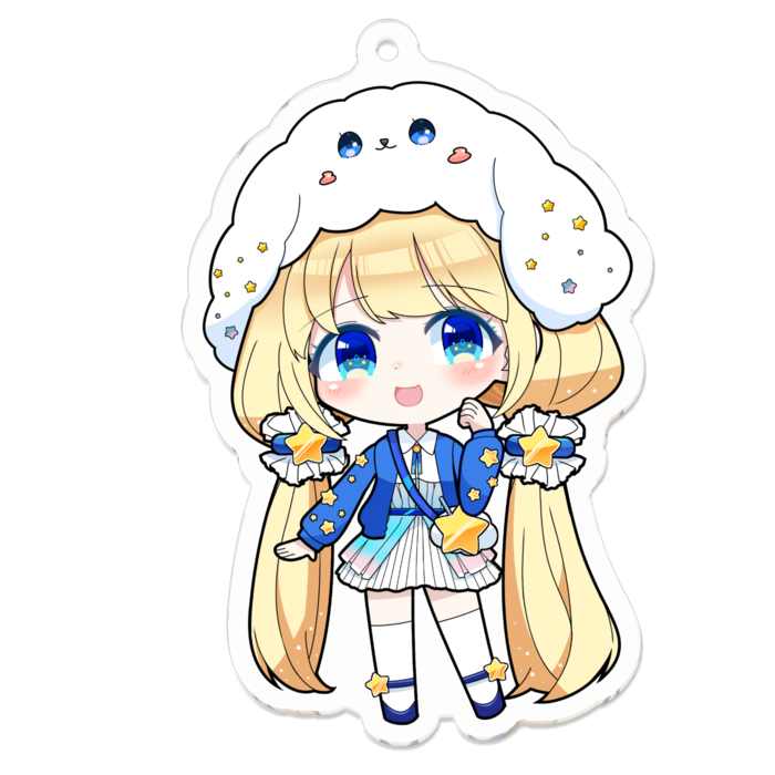 アクリルキーホルダー - 70 x 70 (mm)