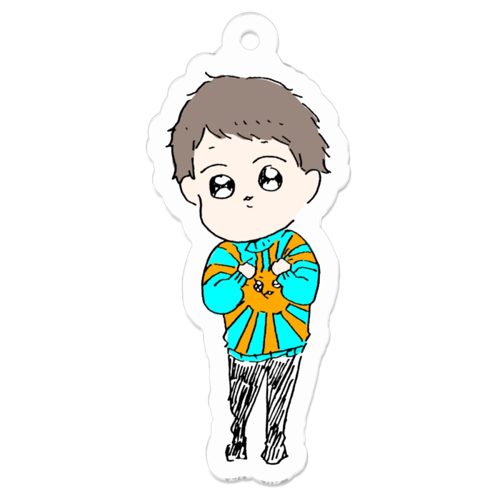 アクリルキーホルダー - 50 x 50 (mm)