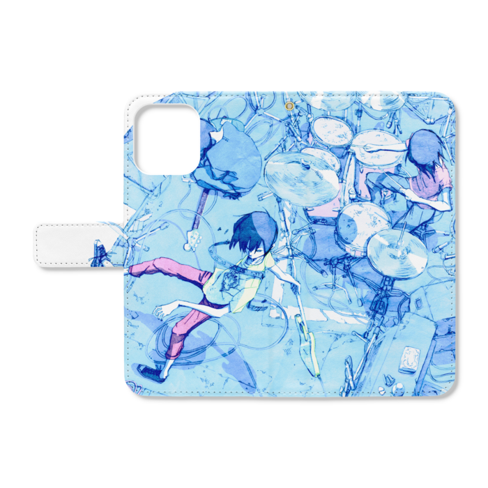 手帳型iPhoneケース - iPhone12 ProMax - ストラップ穴 あり