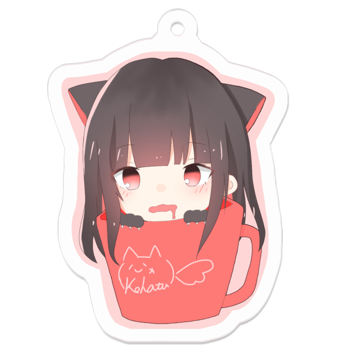 アクリルキーホルダー - 50 x 50 (mm)