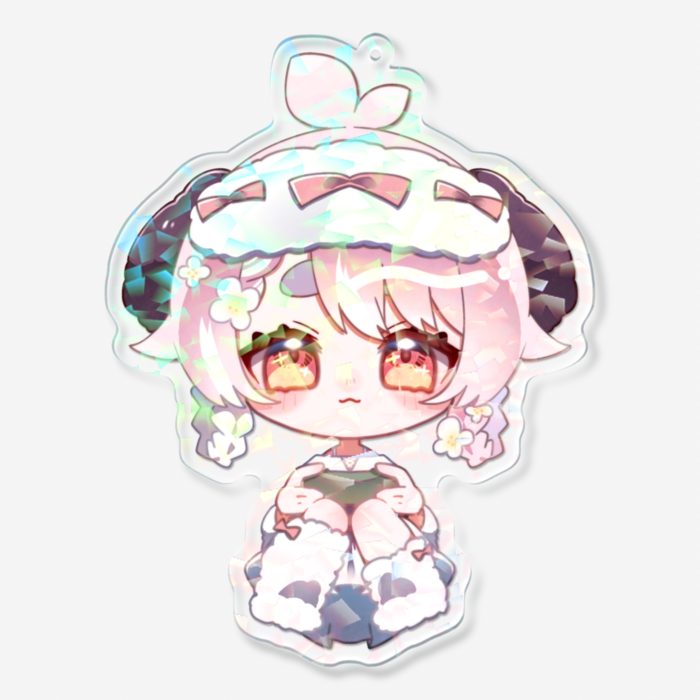 ホログラムアクリルキーホルダー - 100 × 100mm