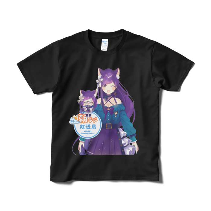 神城くれあ生誕記念サイン入り臣下Tシャツ - S - ブラック