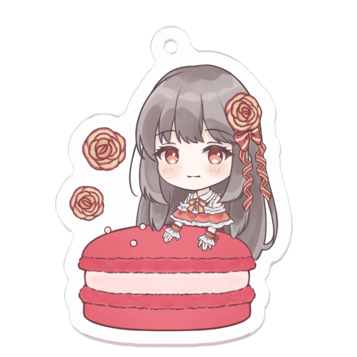 アクリルキーホルダー - 50 x 50 (mm)