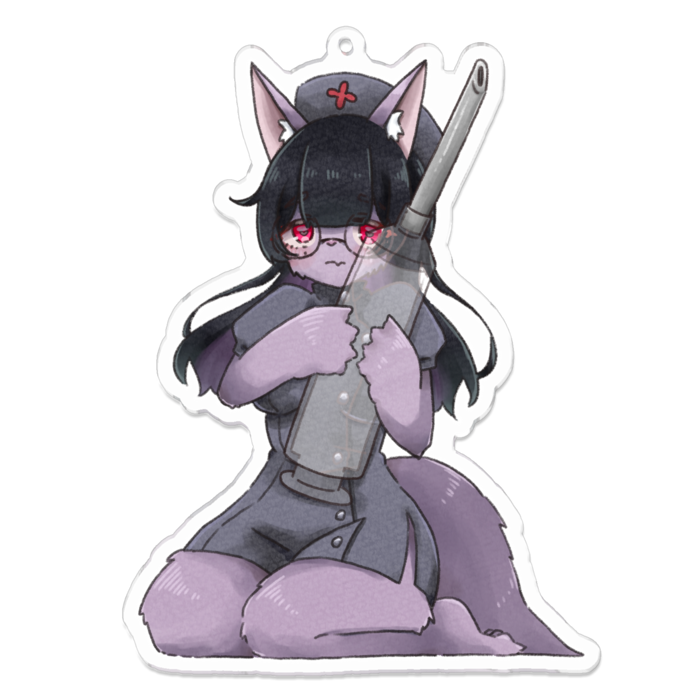 アクリルキーホルダー - 100 x 100 (mm)