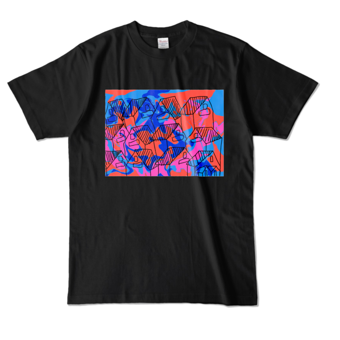 カラーTシャツ - L - ブラック (濃色)