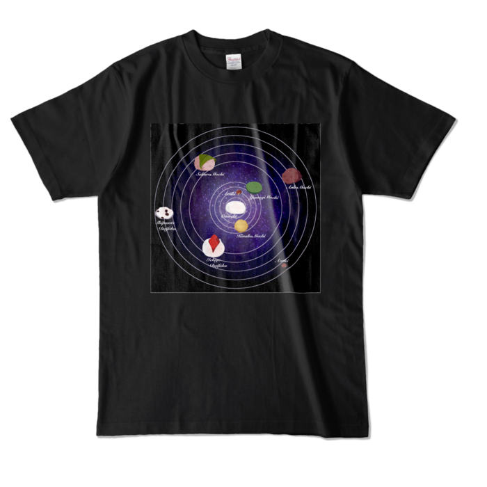カラーTシャツ - L - ブラック (濃色)