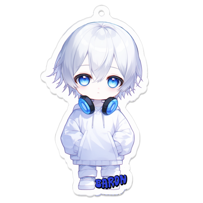 アクリルキーホルダー - 70 x 70 (mm)