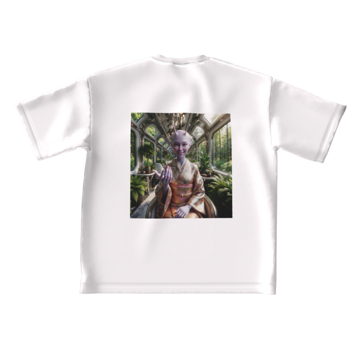 ビッグシルエットTシャツ - L - 背面