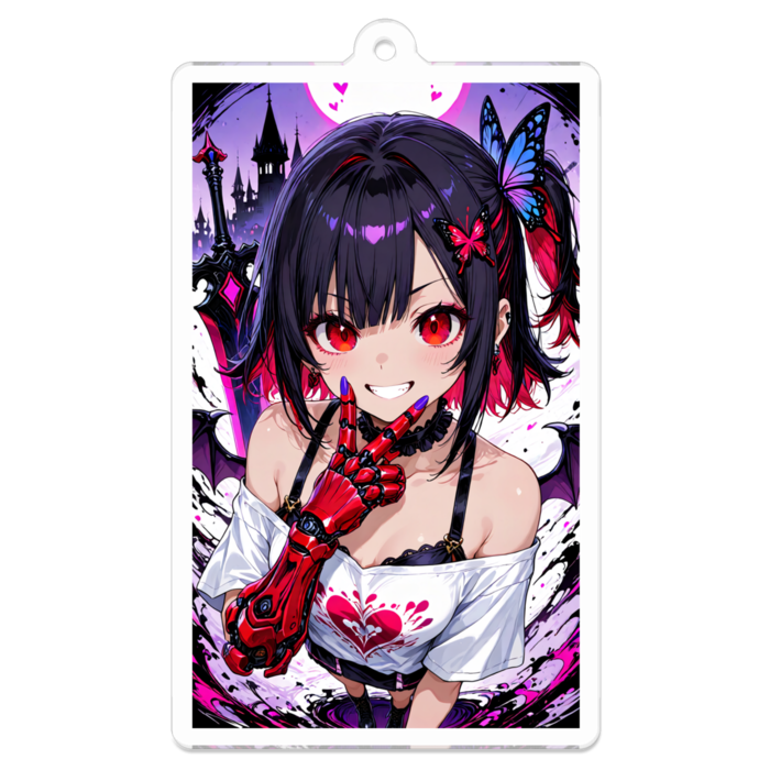 アクリルキーホルダー - 70 x 70 (mm)