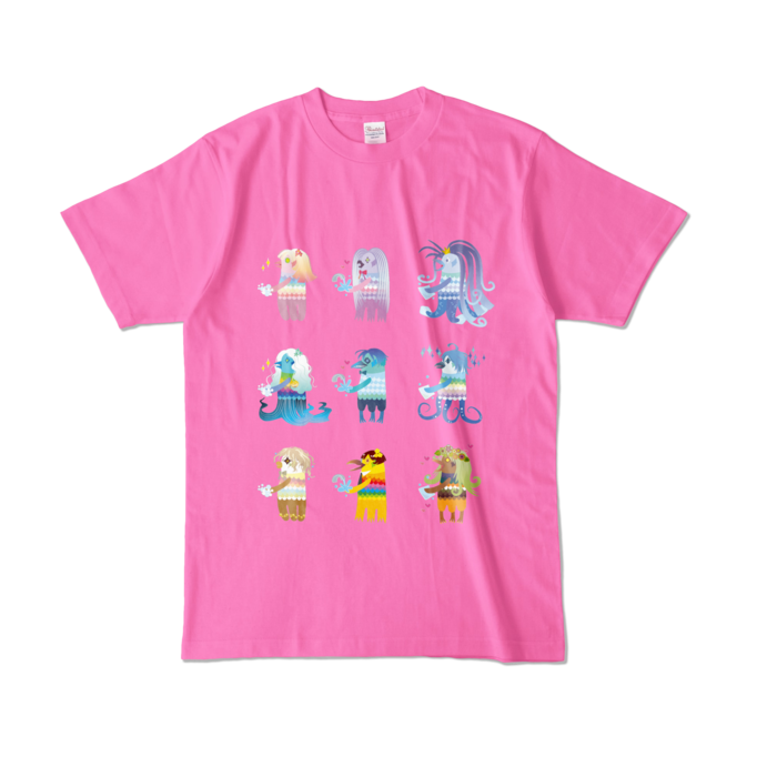 カラーTシャツ - L - ピンク (濃色)