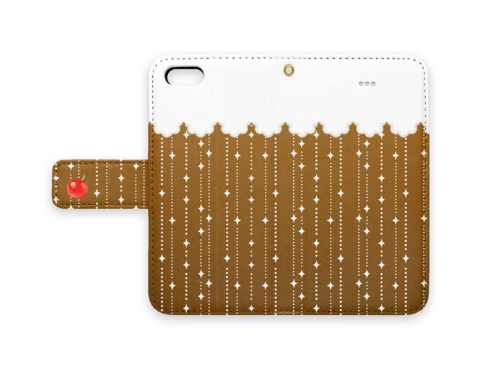 手帳型iPhoneケース - iPhone 5 / 5s / SE - ストラップ穴 あり