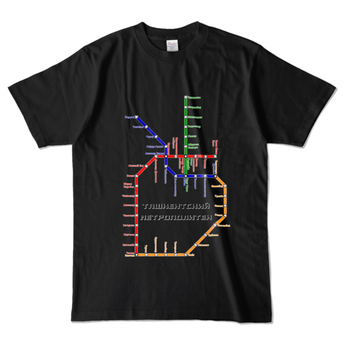 カラーTシャツ - L - ブラック (濃色)