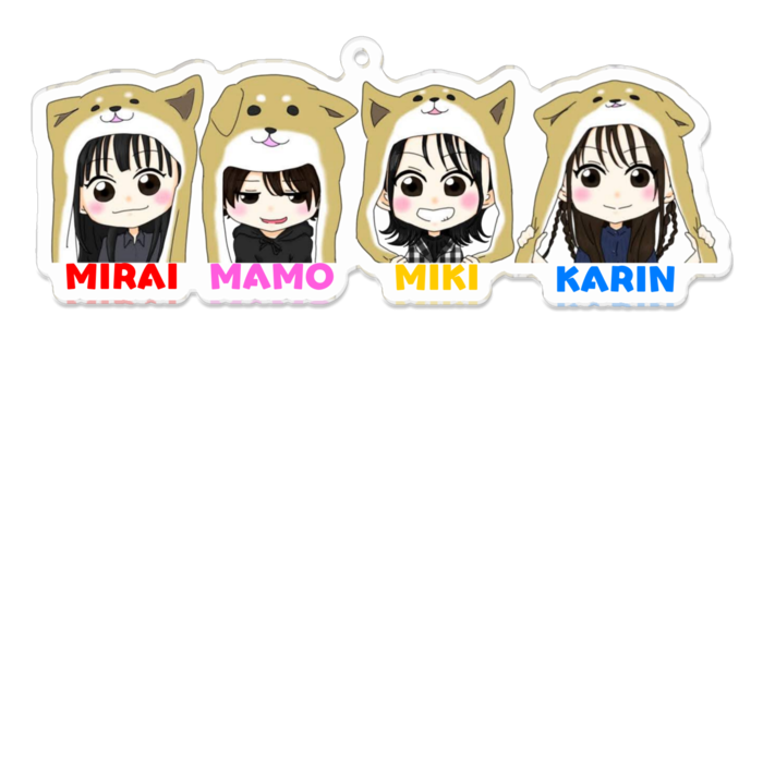 アクリルキーホルダー - 100 x 100 (mm)