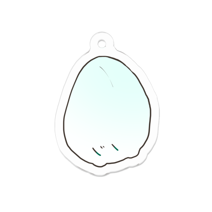 アクリルキーホルダー（コーティング） - 50 x 50 (mm)