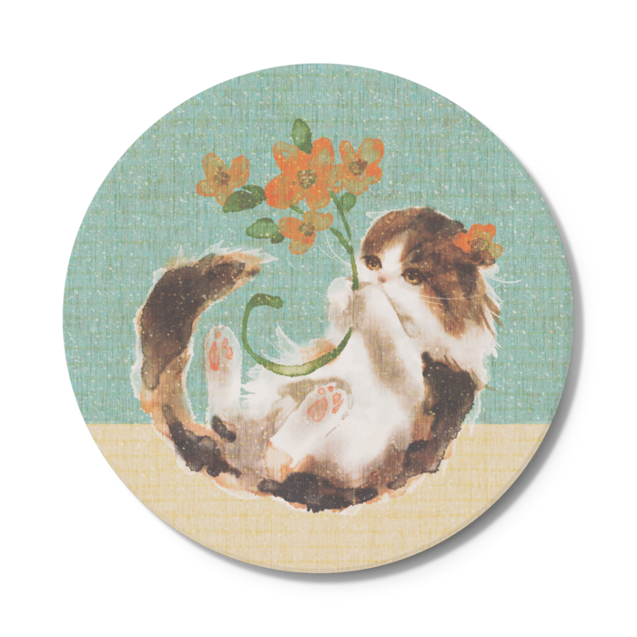 コースター水 - 円形