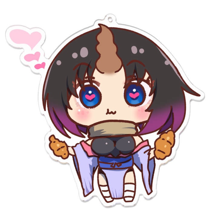 アクリルキーホルダー - 100 x 100 (mm)