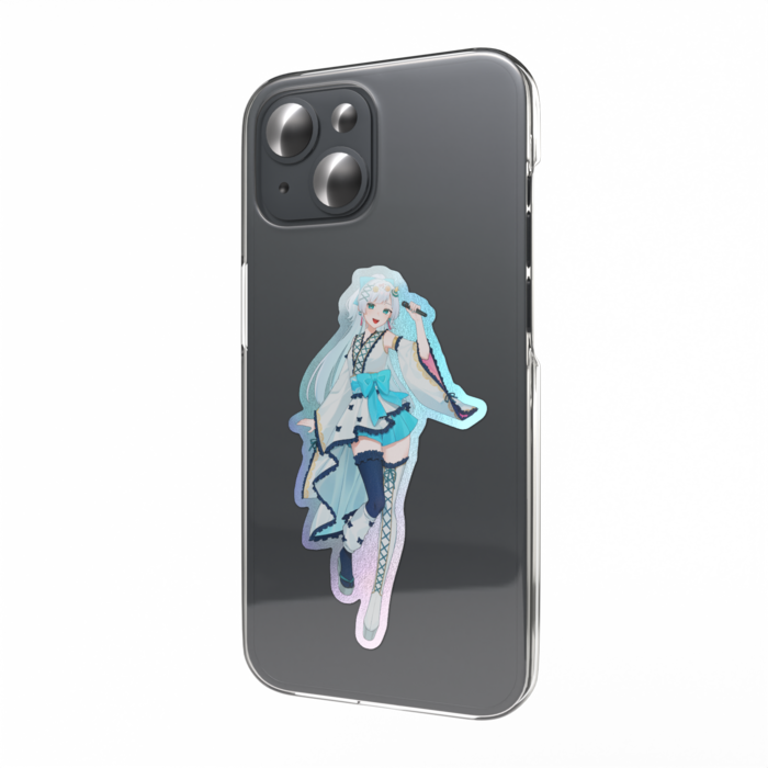 オーロラスマホステッカー - W55 × H91mm 以内