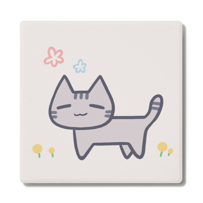 コースター 花