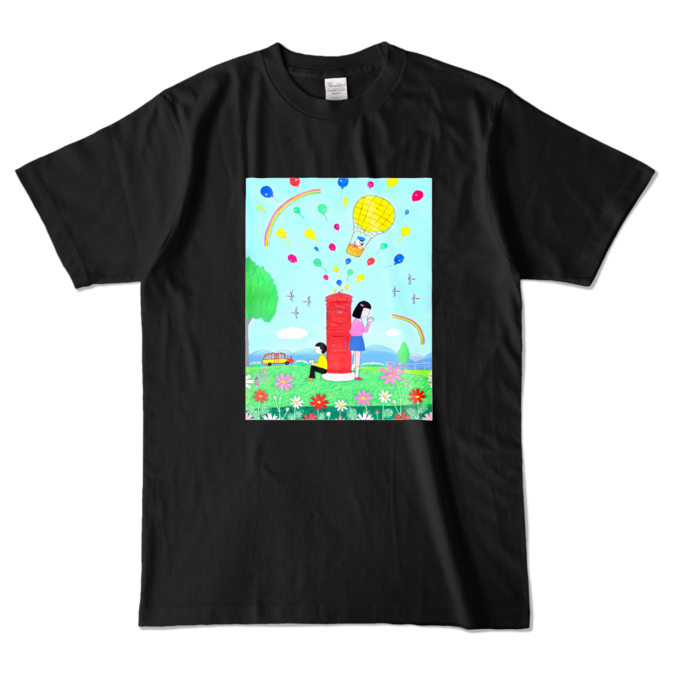 カラーTシャツ - L - ブラック (濃色)