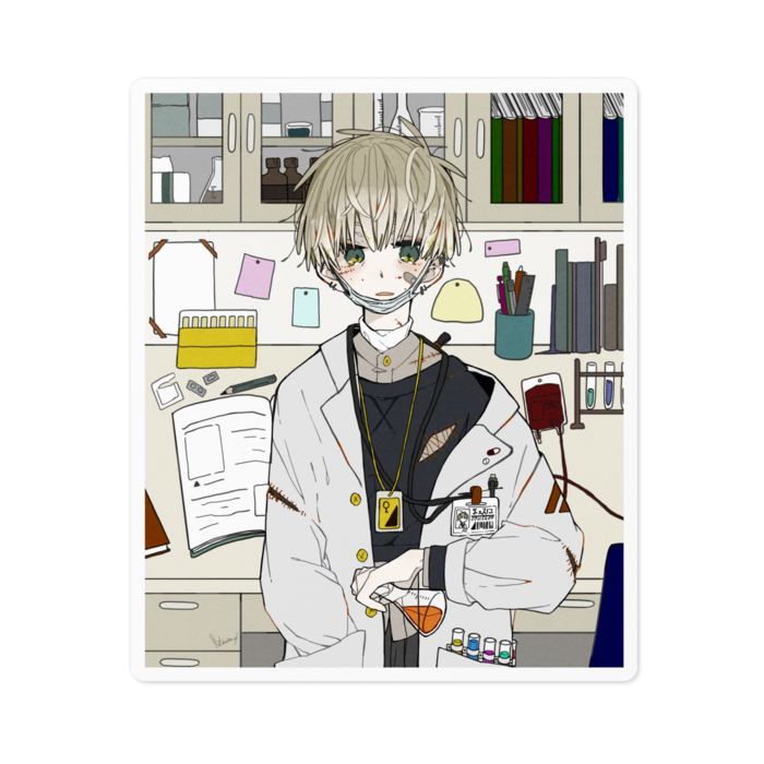 ステッカー - 100 x 100 (mm)