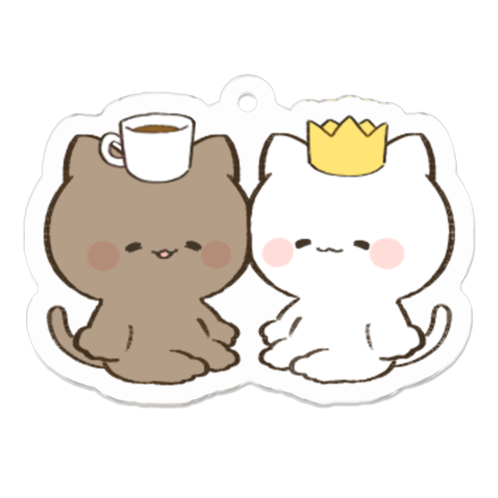 アクリルキーホルダー - 50 x 50 (mm)