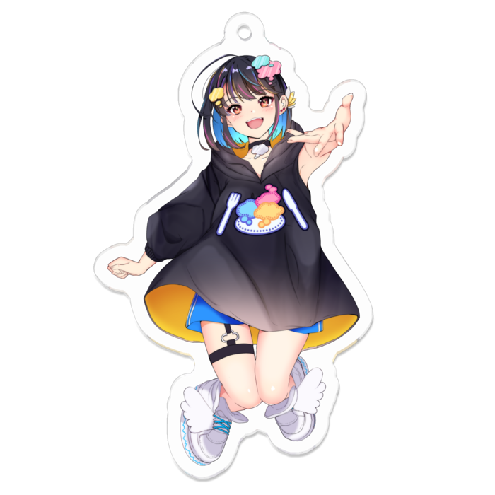 アクリルキーホルダー - 70 x 70 (mm)