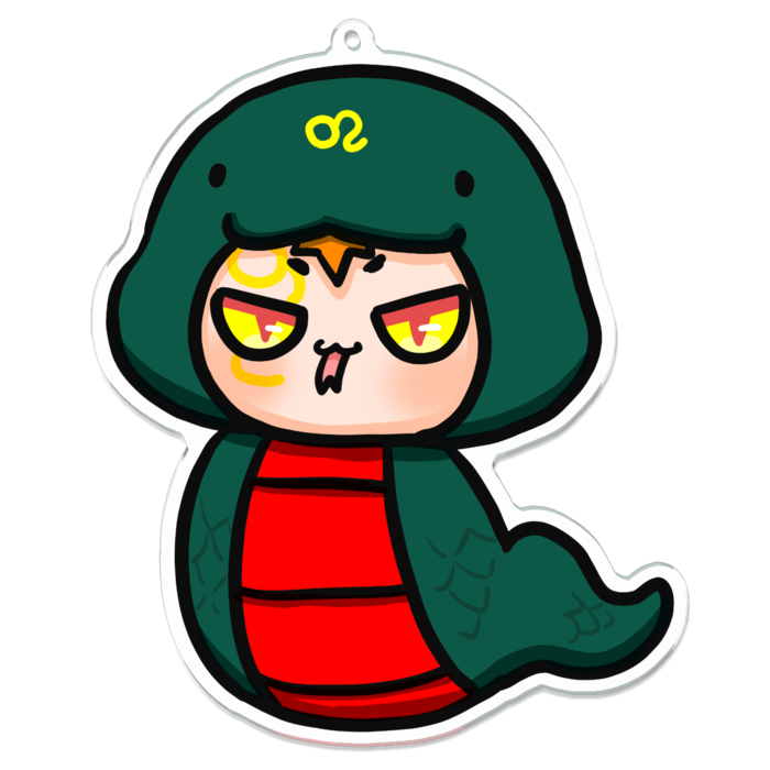 アクリルキーホルダー - 100 x 100 (mm)